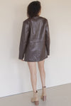 Vianna Vegan Leather Oversized Blazer Vianna Vegan Leather Oversized Blazer