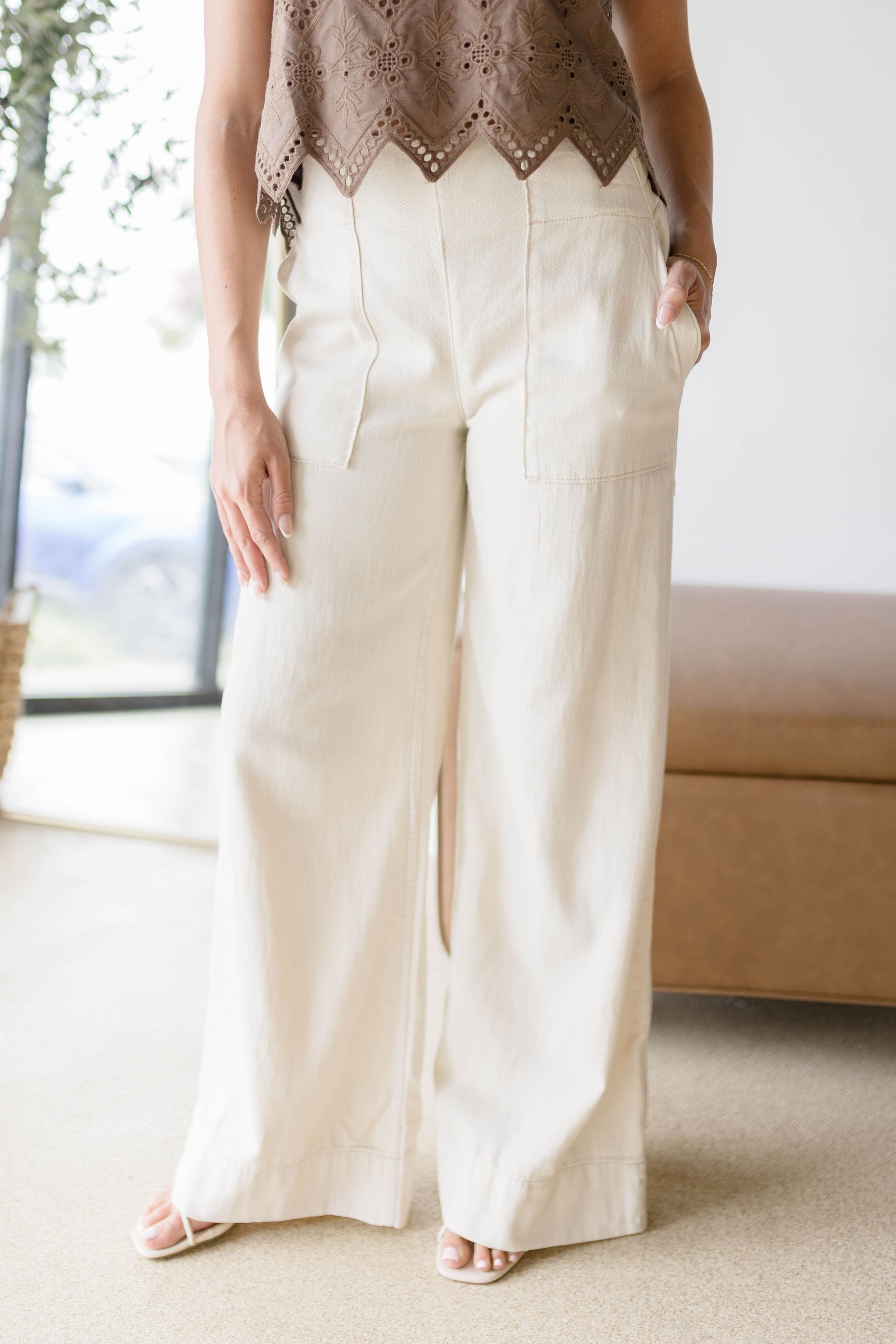 Breezy Denim Pull On