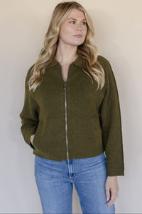 Alexandra Zip Up Sweater