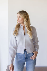 Rowan Zip Up Sweater