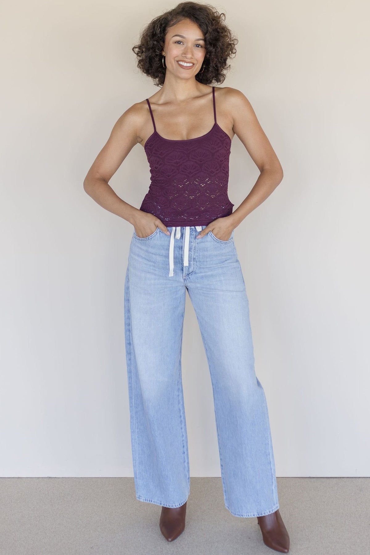 Floral Textured Lace Brami