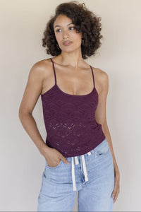Floral Textured Lace Brami