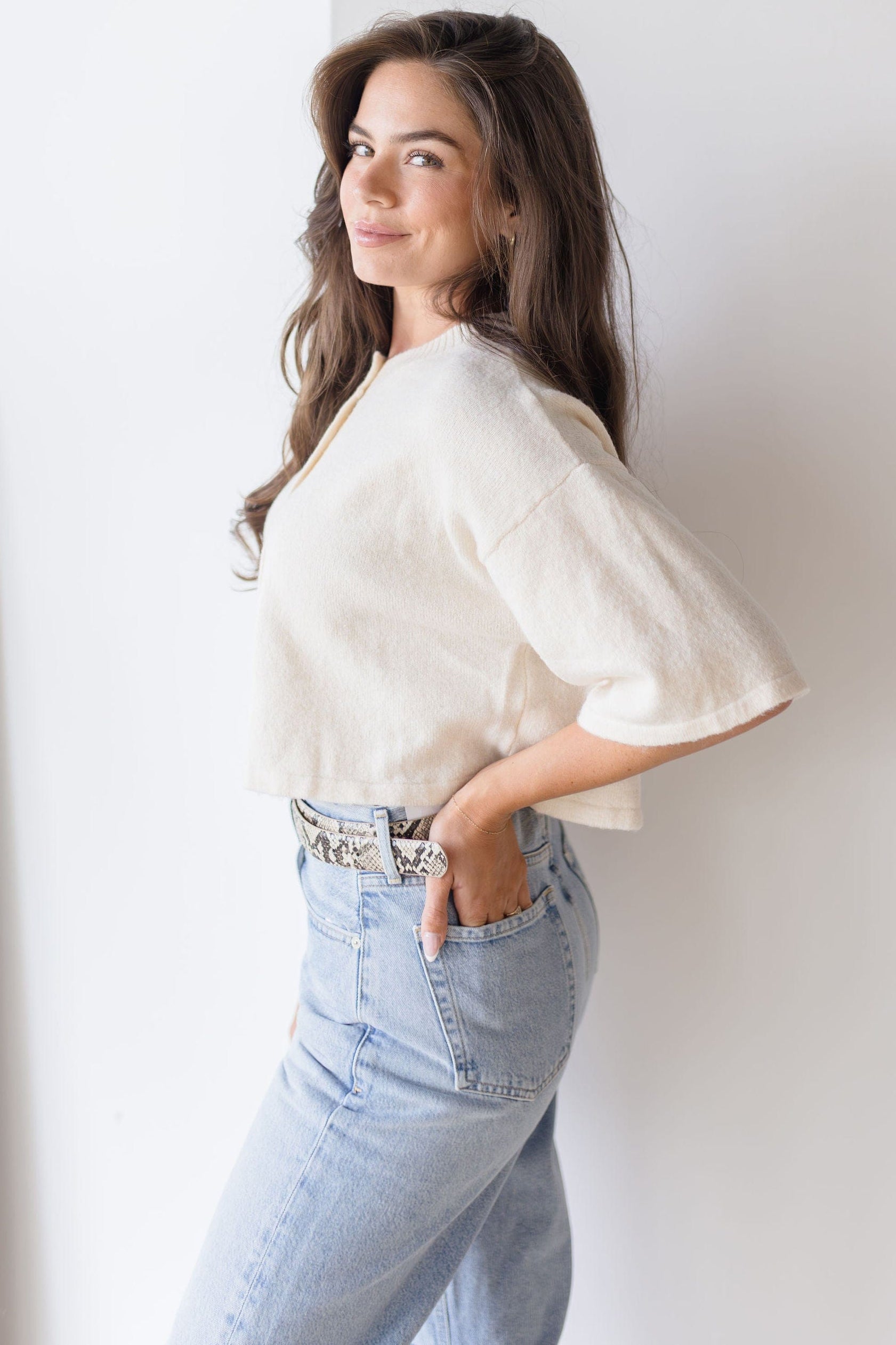 Gale Knit Cardigan Top