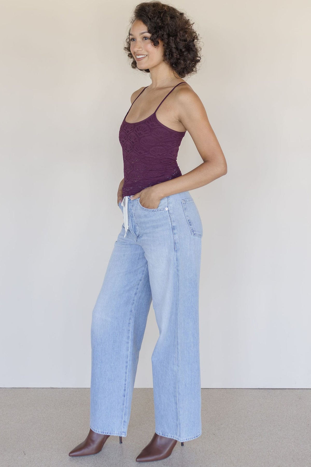 Floral Textured Lace Brami