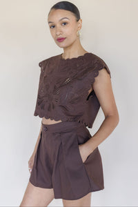 Leighton Pleated Short Leighton Pleated Short