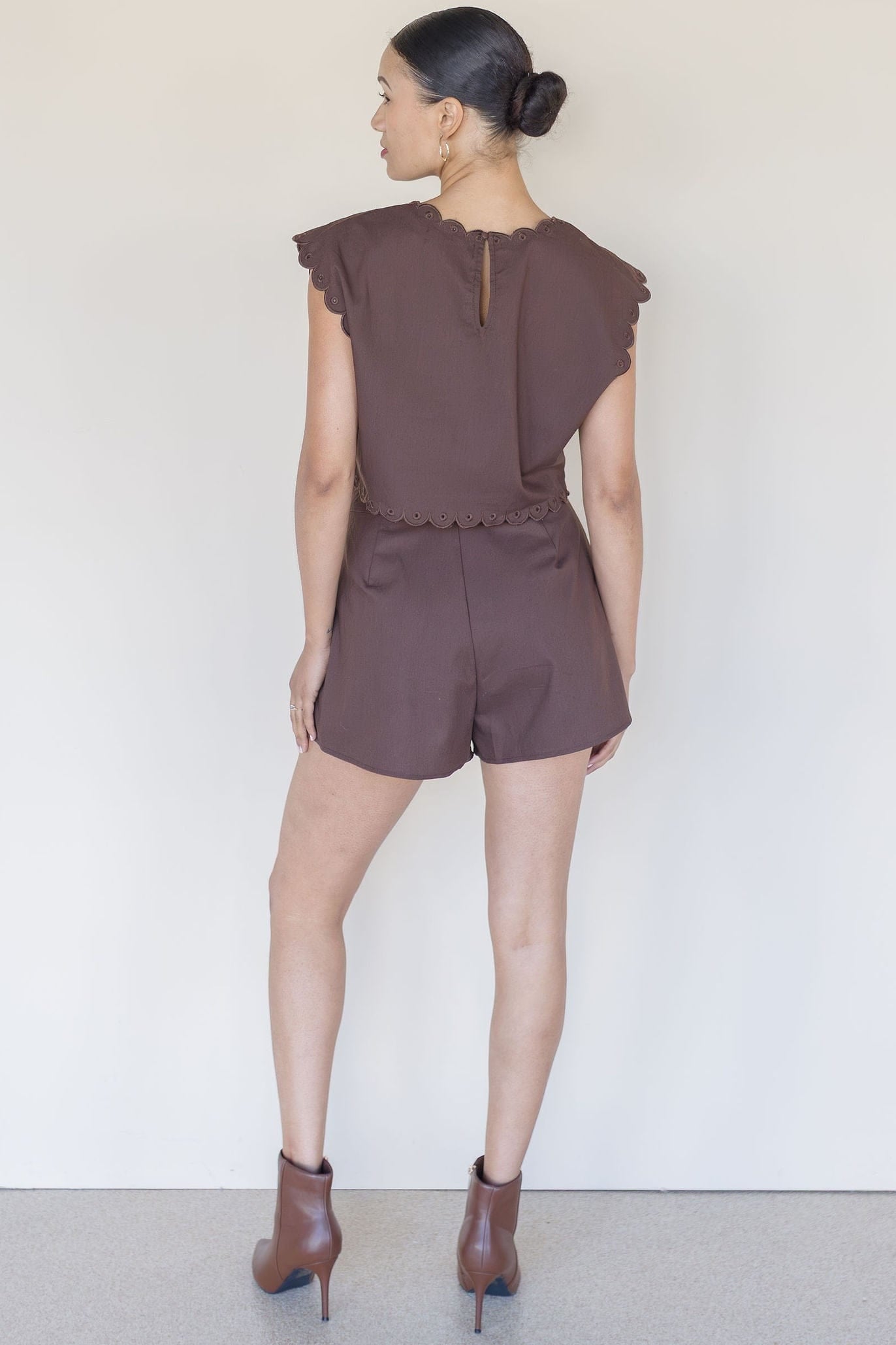 Leighton Embroidered Crop Top Leighton Embroidered Crop Top