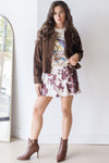 Maroney Cowhide Mini Skirt Maroney Cowhide Mini Skirt