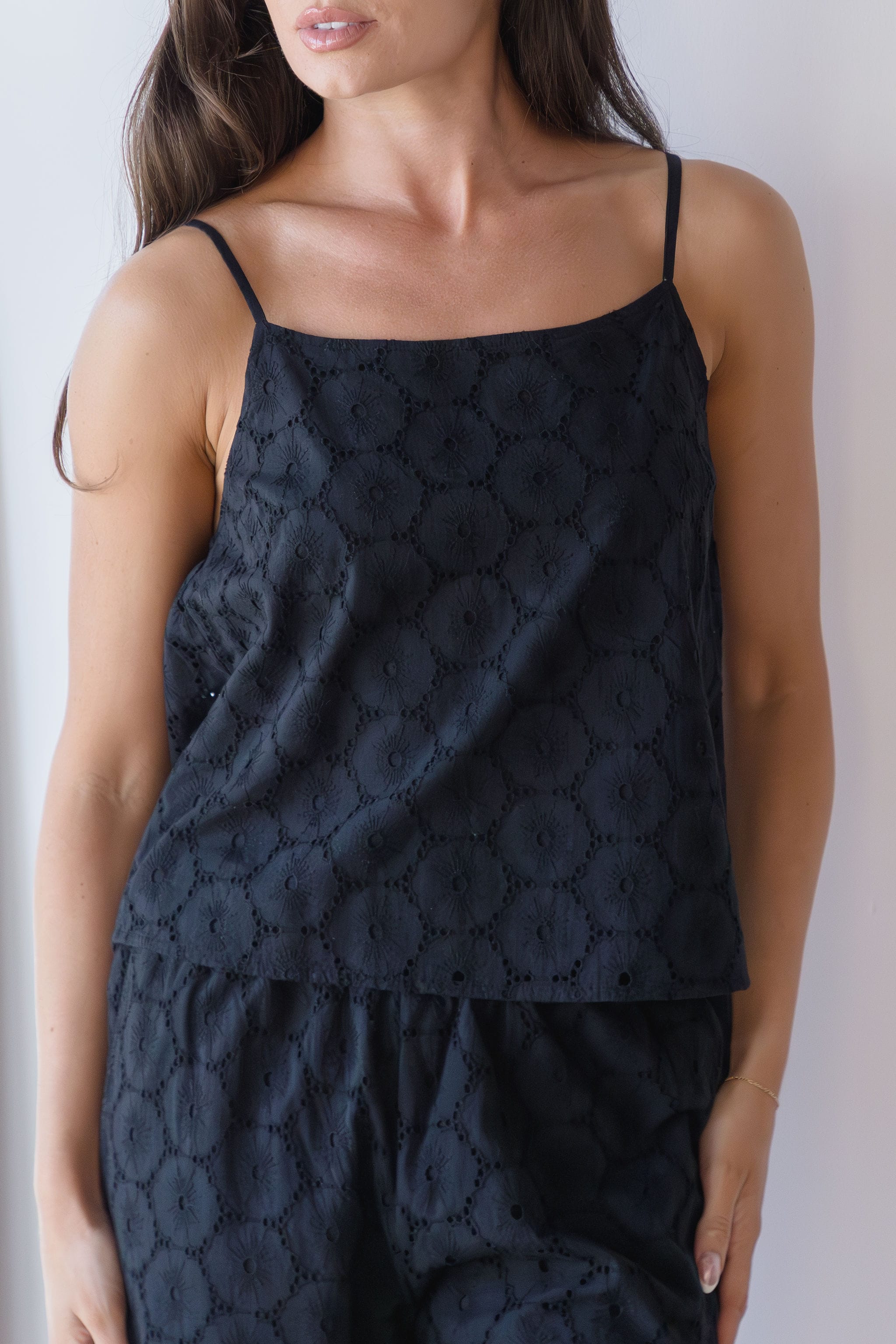 Elsie Eyelet Tank