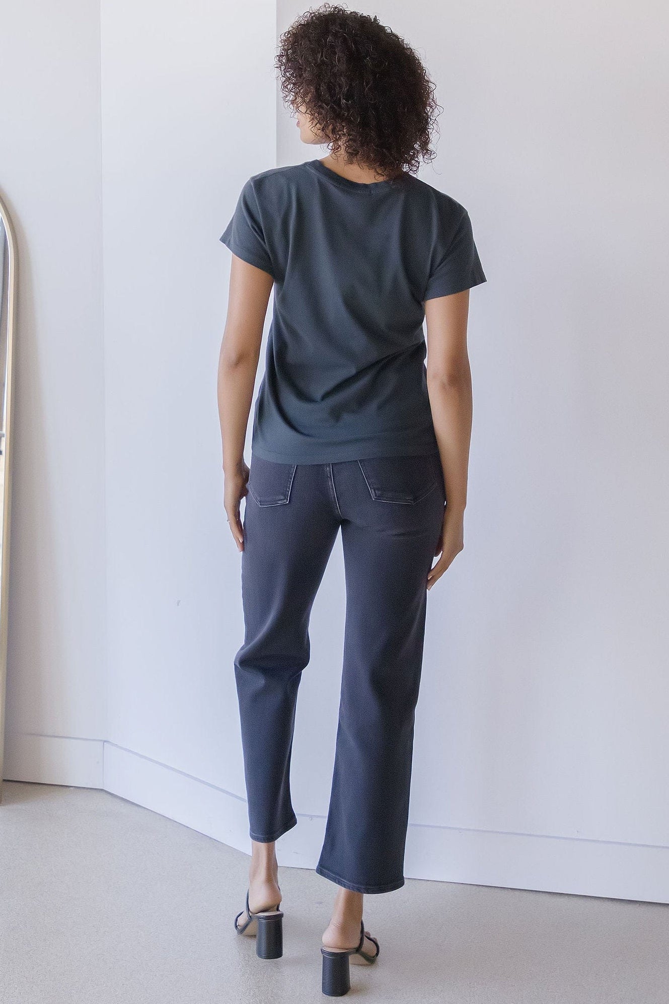 Palma Clean Hem Straight Leg Jean