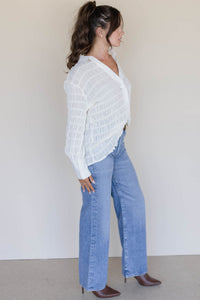 Annalise Peasant Button Down Blouse