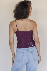 Floral Textured Lace Brami
