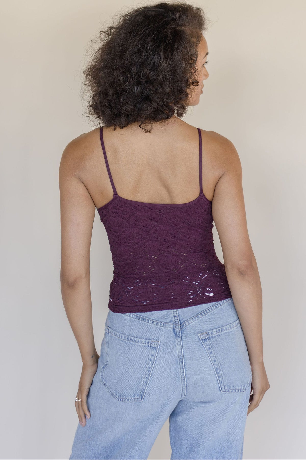 Floral Textured Lace Brami