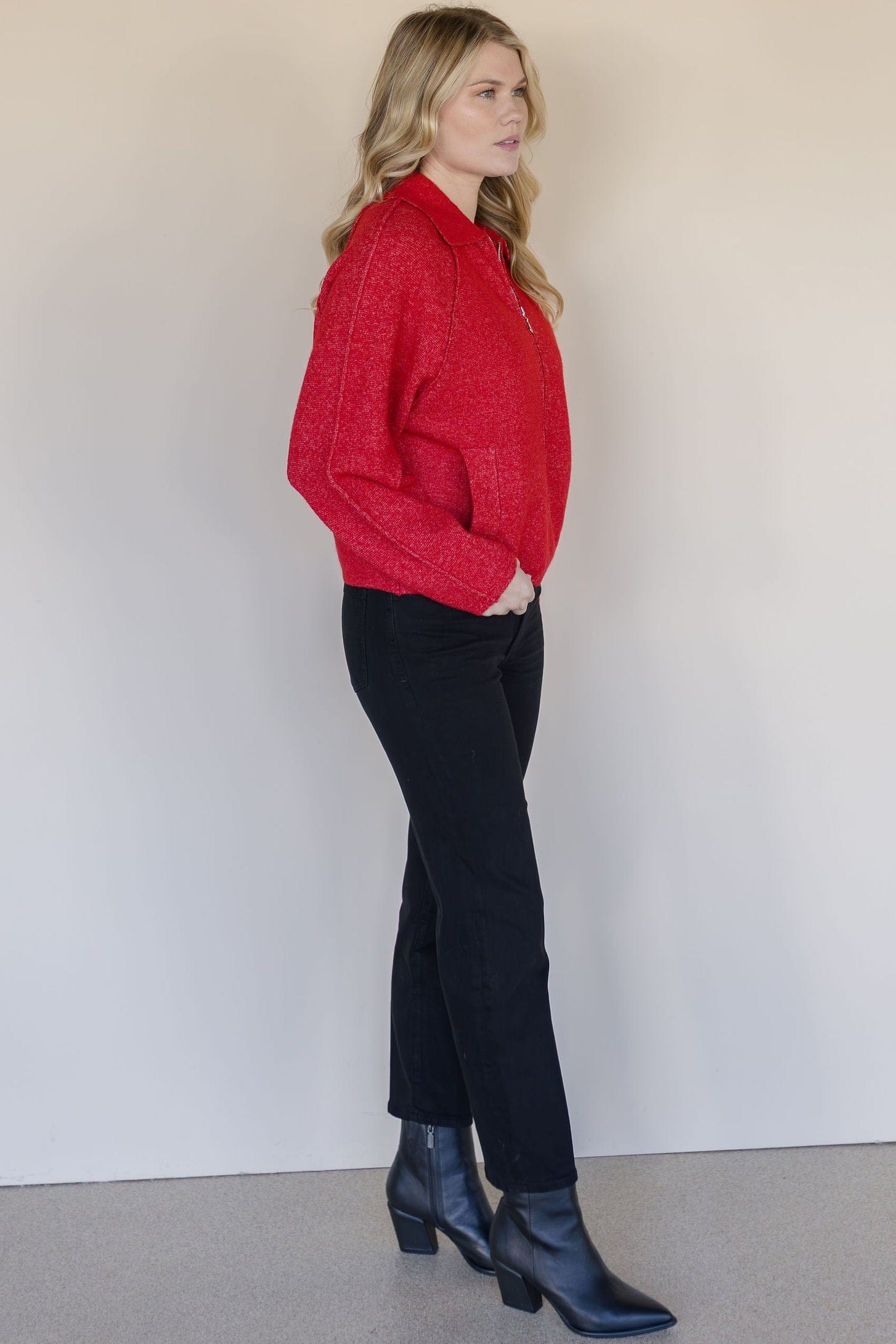 Alexandra Zip Up Sweater Alexandra Zip Up Sweater