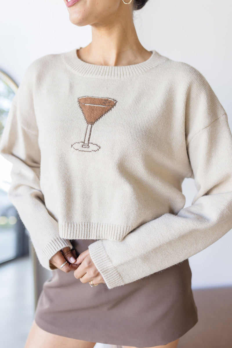 Late Night Cropped Sweater Late Night Cropped Sweater