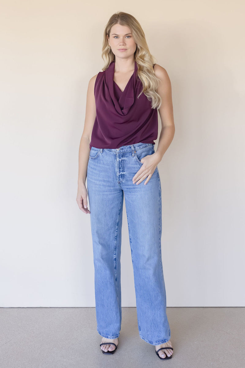 Olivia Cowl Neck Top