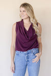 Olivia Cowl Neck Top