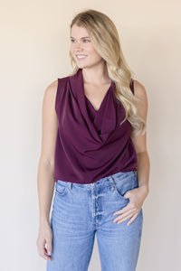 Olivia Cowl Neck Top