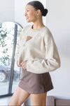 Late Night Cropped Sweater Late Night Cropped Sweater