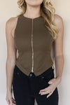 Nona Zip Front Vest Nona Zip Front Vest