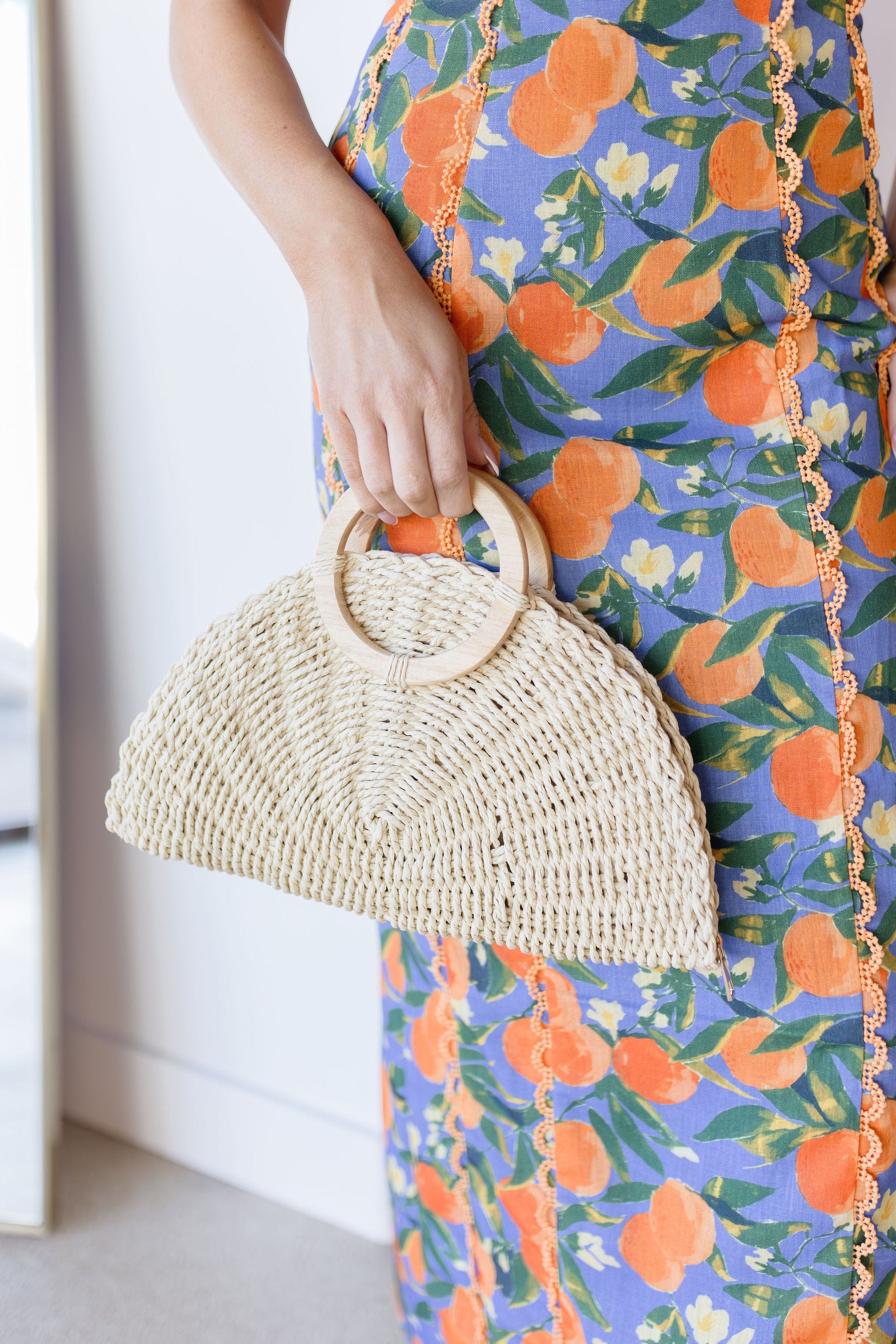 Venice Straw Handbag