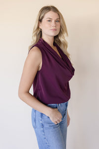 Olivia Cowl Neck Top