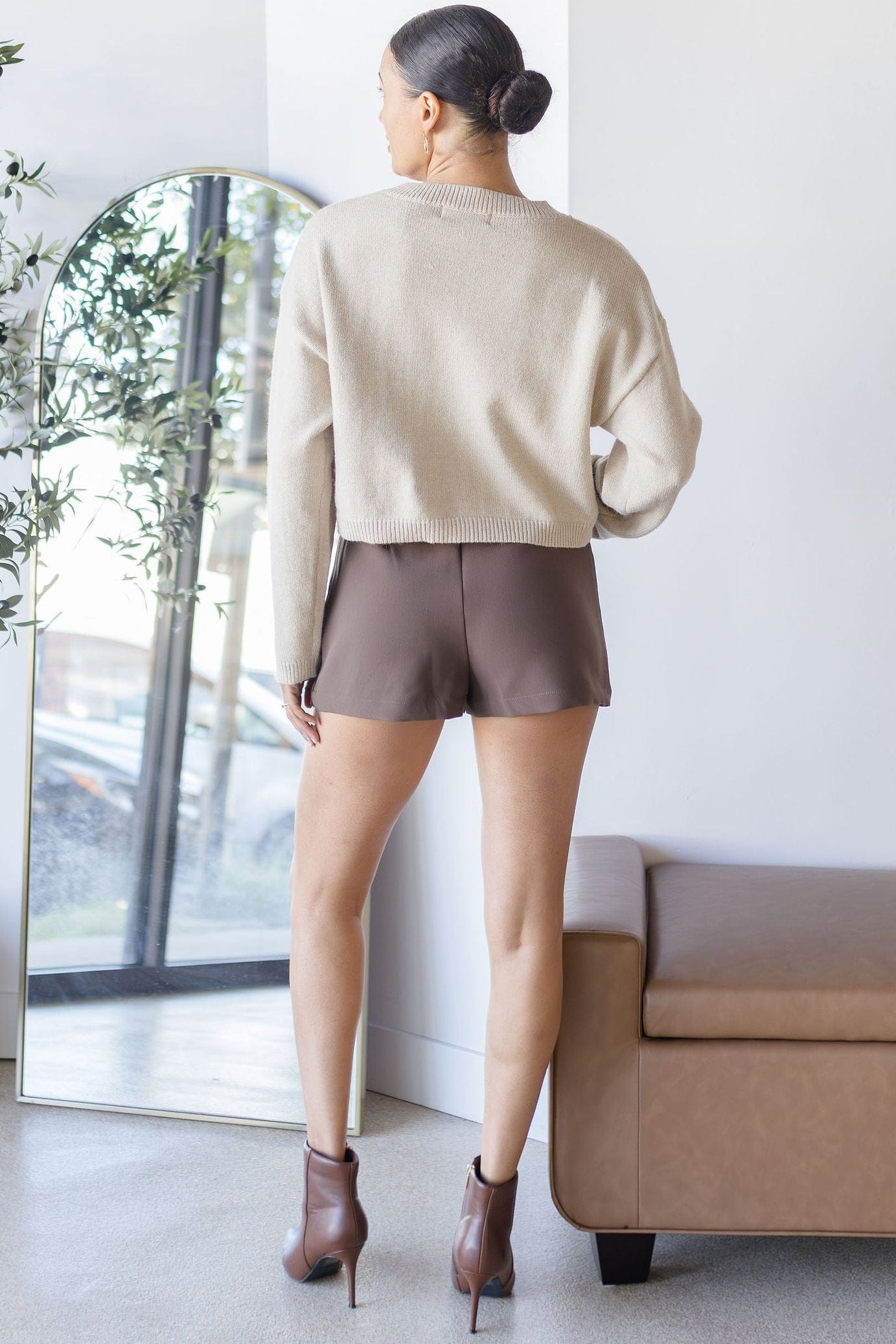 Late Night Cropped Sweater Late Night Cropped Sweater