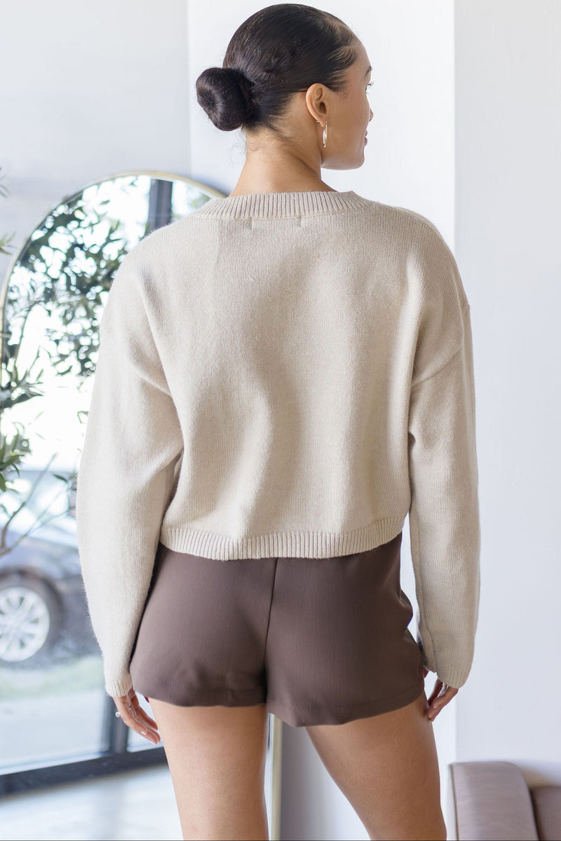 Late Night Cropped Sweater Late Night Cropped Sweater