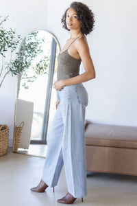 Double Lace Trim Textured Brami