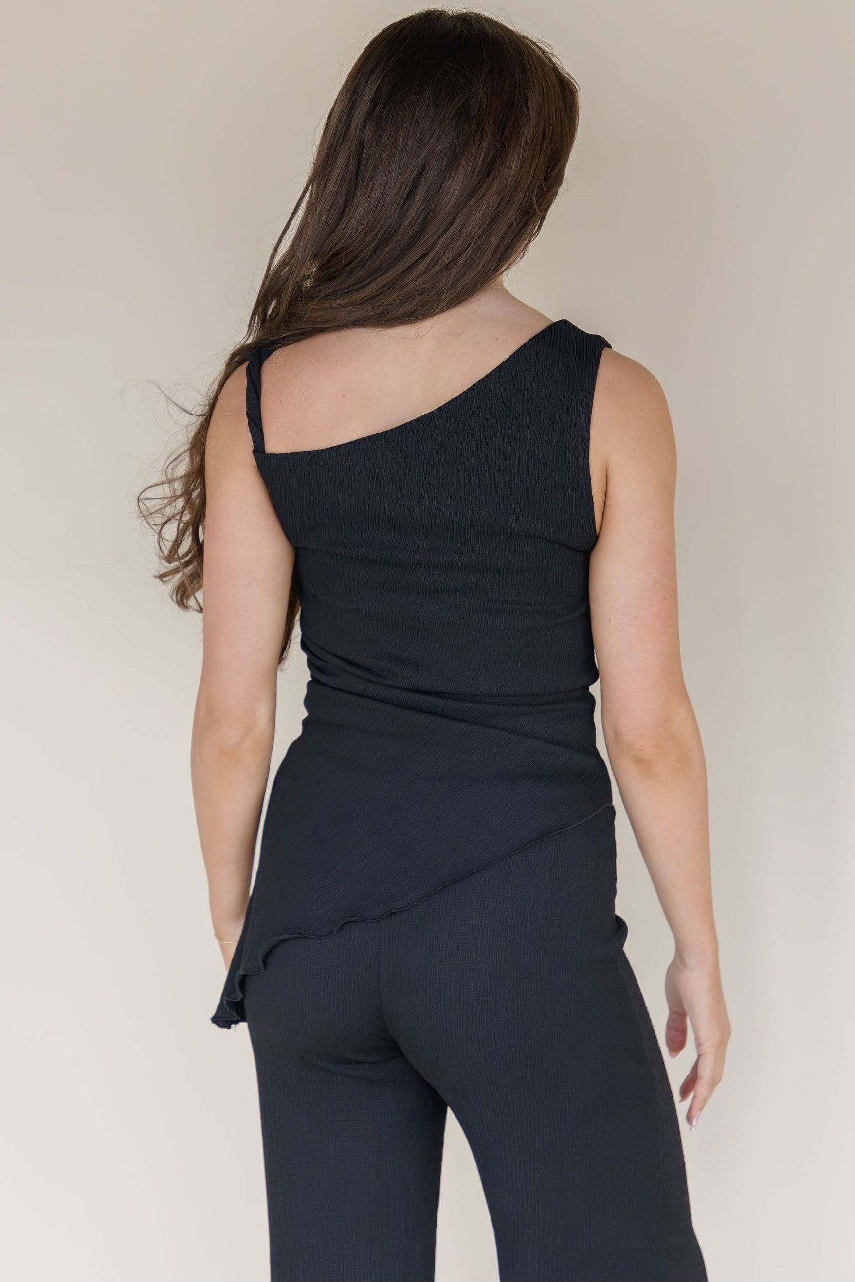 Romina Asymmetrical Stretch Top