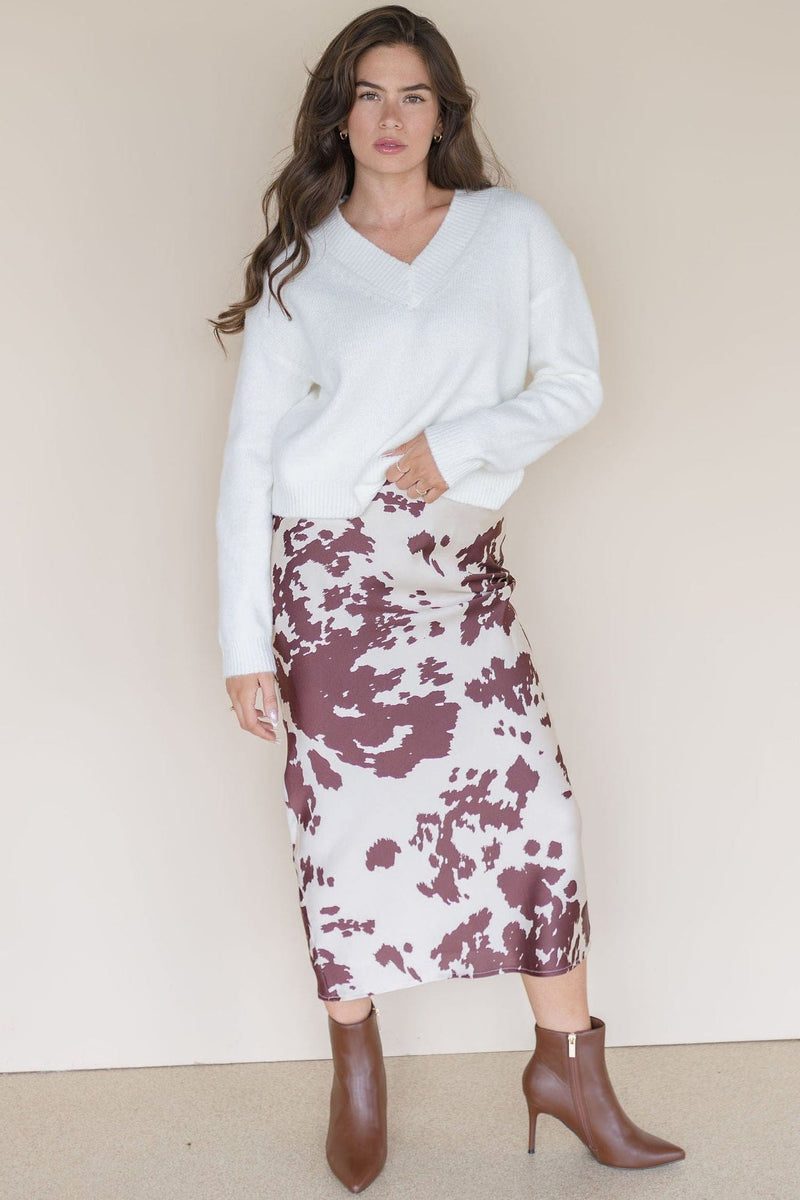 Wilson Cowhide Midi Skirt Wilson Cowhide Midi Skirt