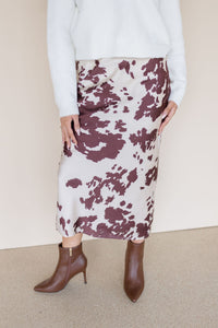 Wilson Cowhide Midi Skirt Wilson Cowhide Midi Skirt