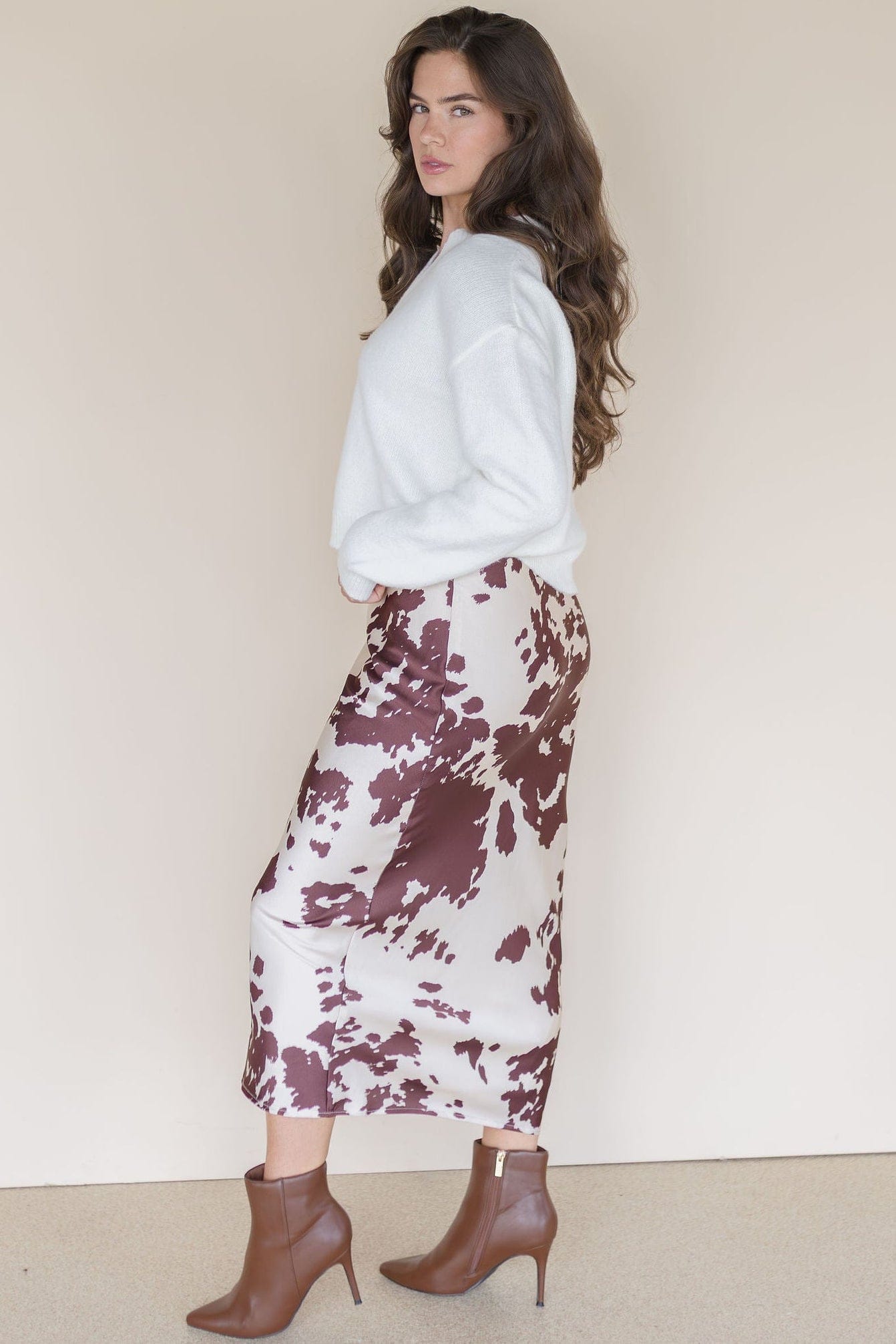 Wilson Cowhide Midi Skirt Wilson Cowhide Midi Skirt