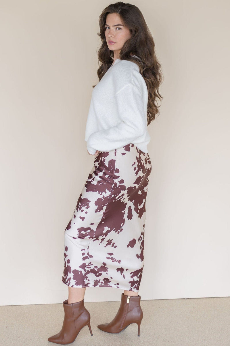Wilson Cowhide Midi Skirt Wilson Cowhide Midi Skirt