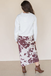 Wilson Cowhide Midi Skirt Wilson Cowhide Midi Skirt