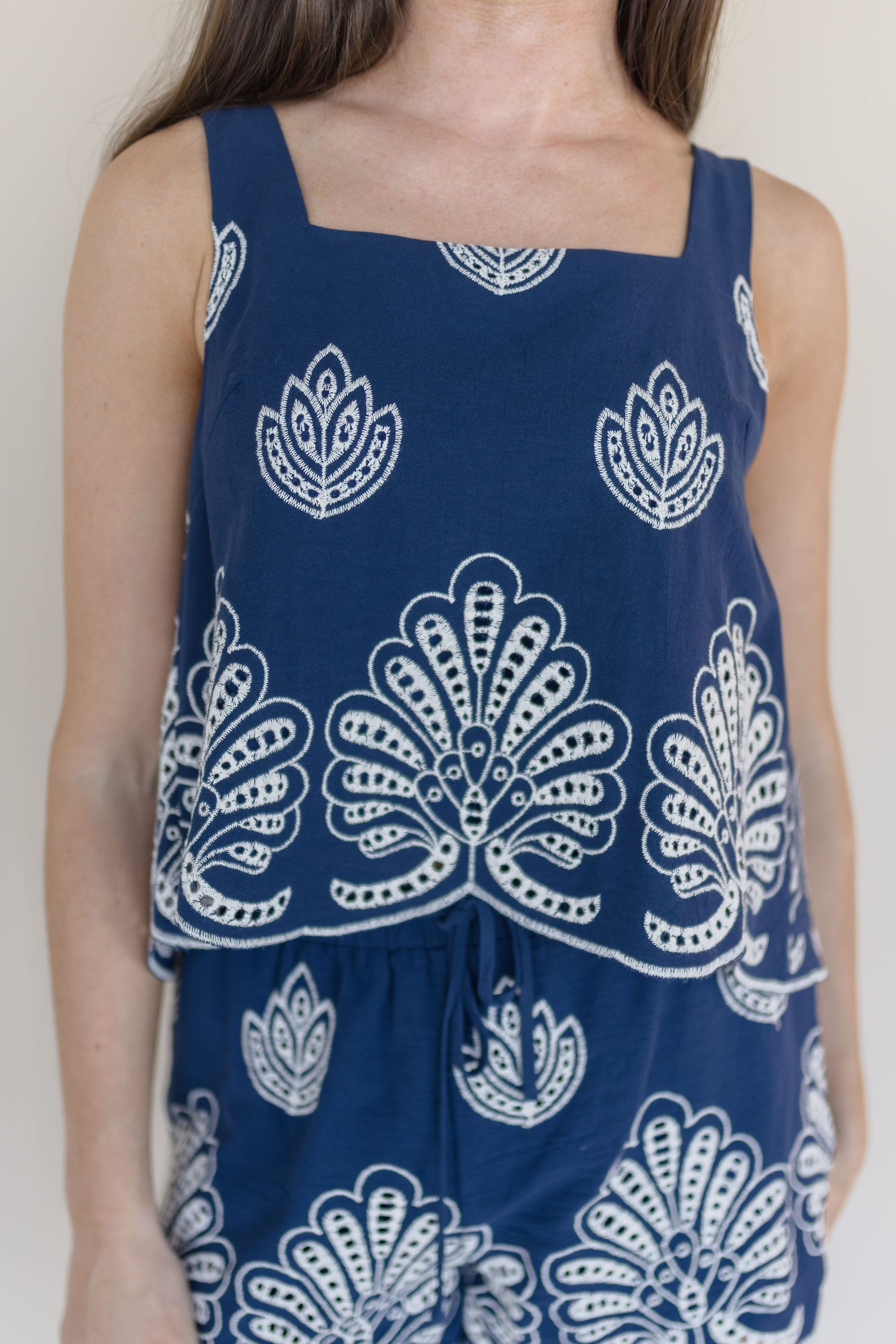 Novi Embroidered Tank Top