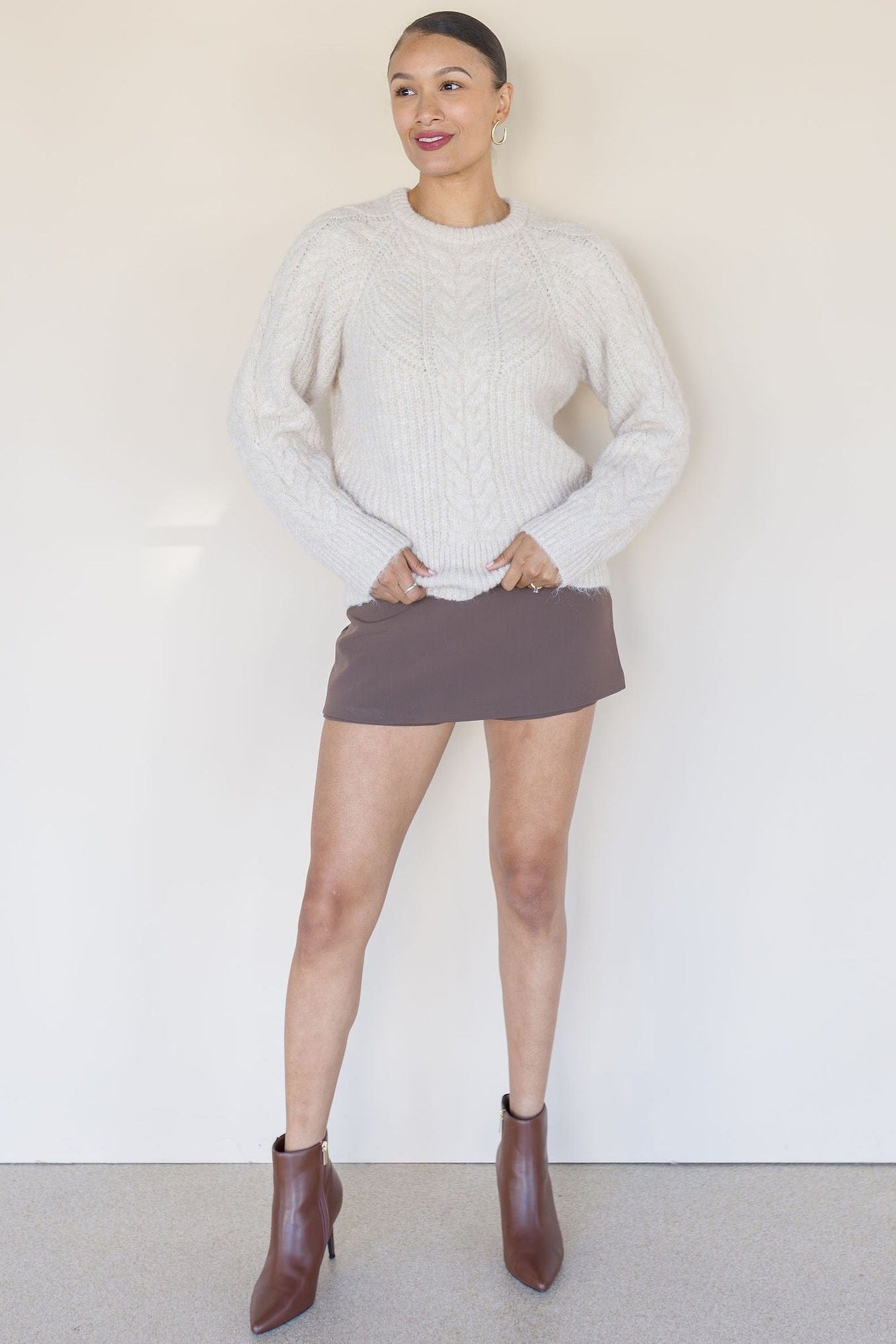 Taran Cable Knit Sweater Taran Cable Knit Sweater