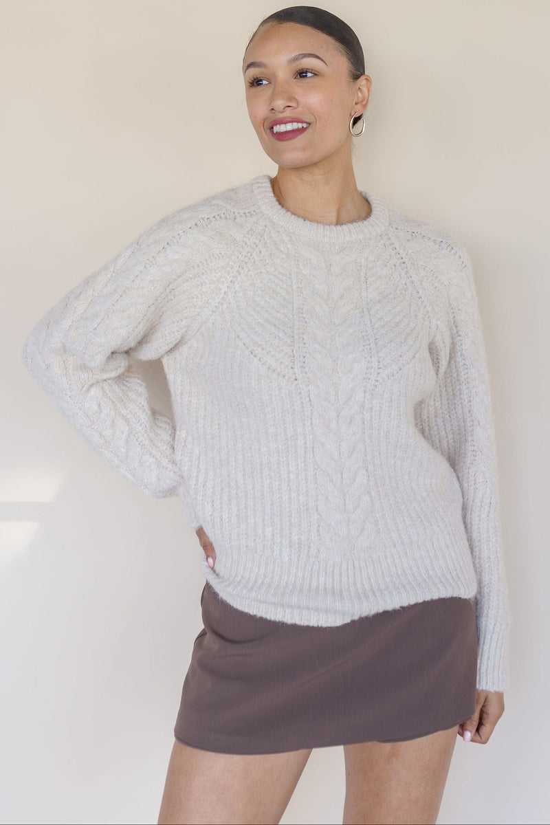 Taran Cable Knit Sweater Taran Cable Knit Sweater