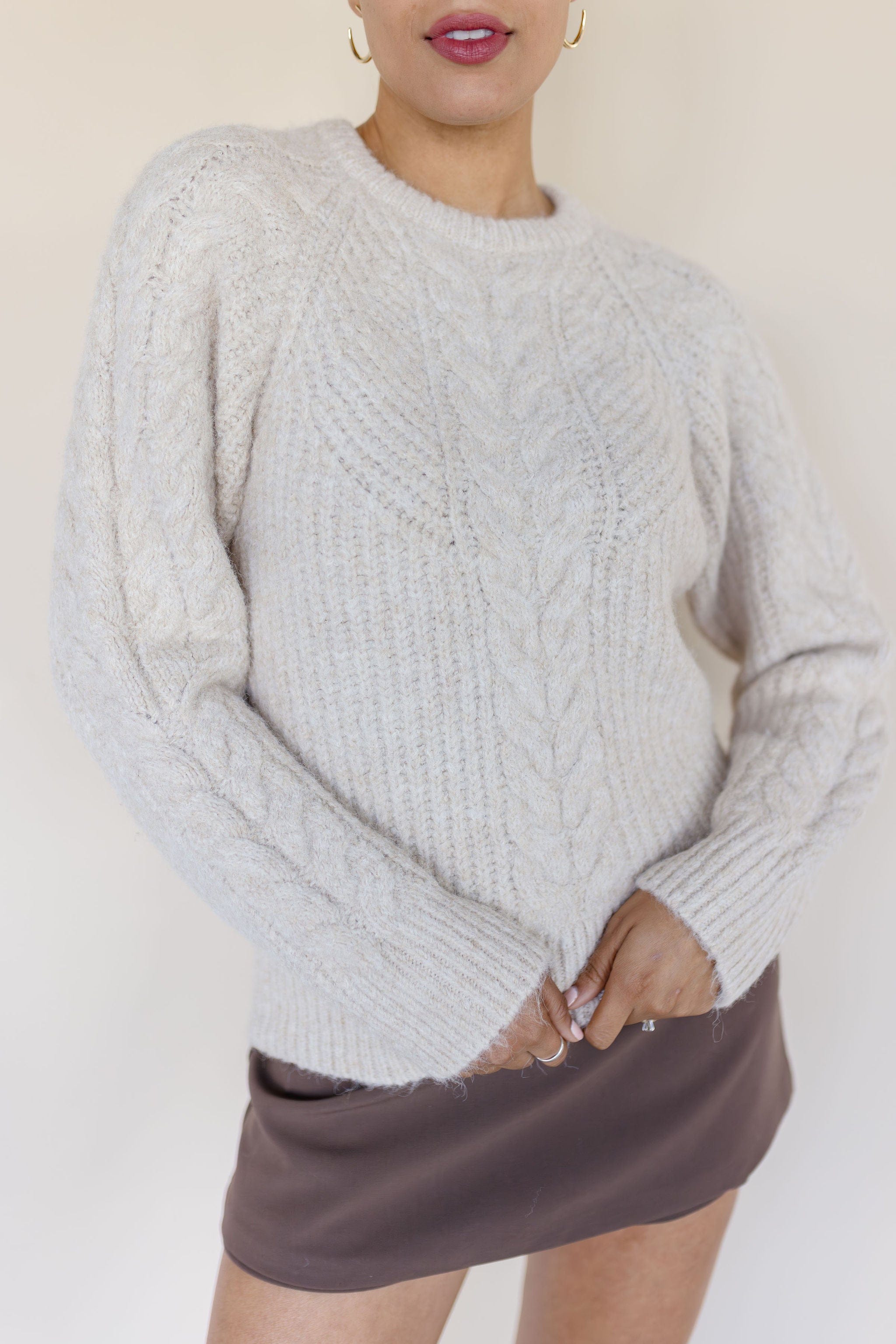Taran Cable Knit Sweater Taran Cable Knit Sweater