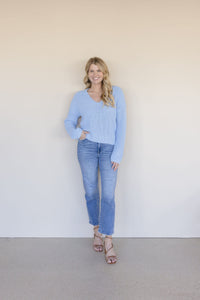 Spencer V-Neck Knit Sweater