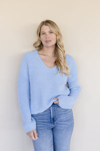 Spencer V-Neck Knit Sweater