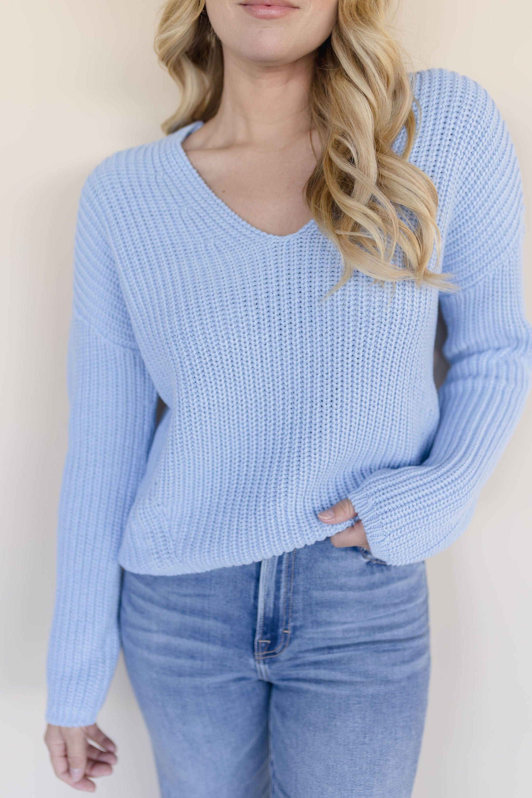 Spencer V-Neck Knit Sweater