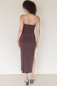 Roux Strapless Midi Dress Roux Strapless Midi Dress