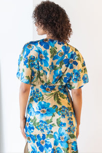 Art Of Bloom Blouson Bodice Midi Dress Art Of Bloom Blouson Bodice Midi Dress