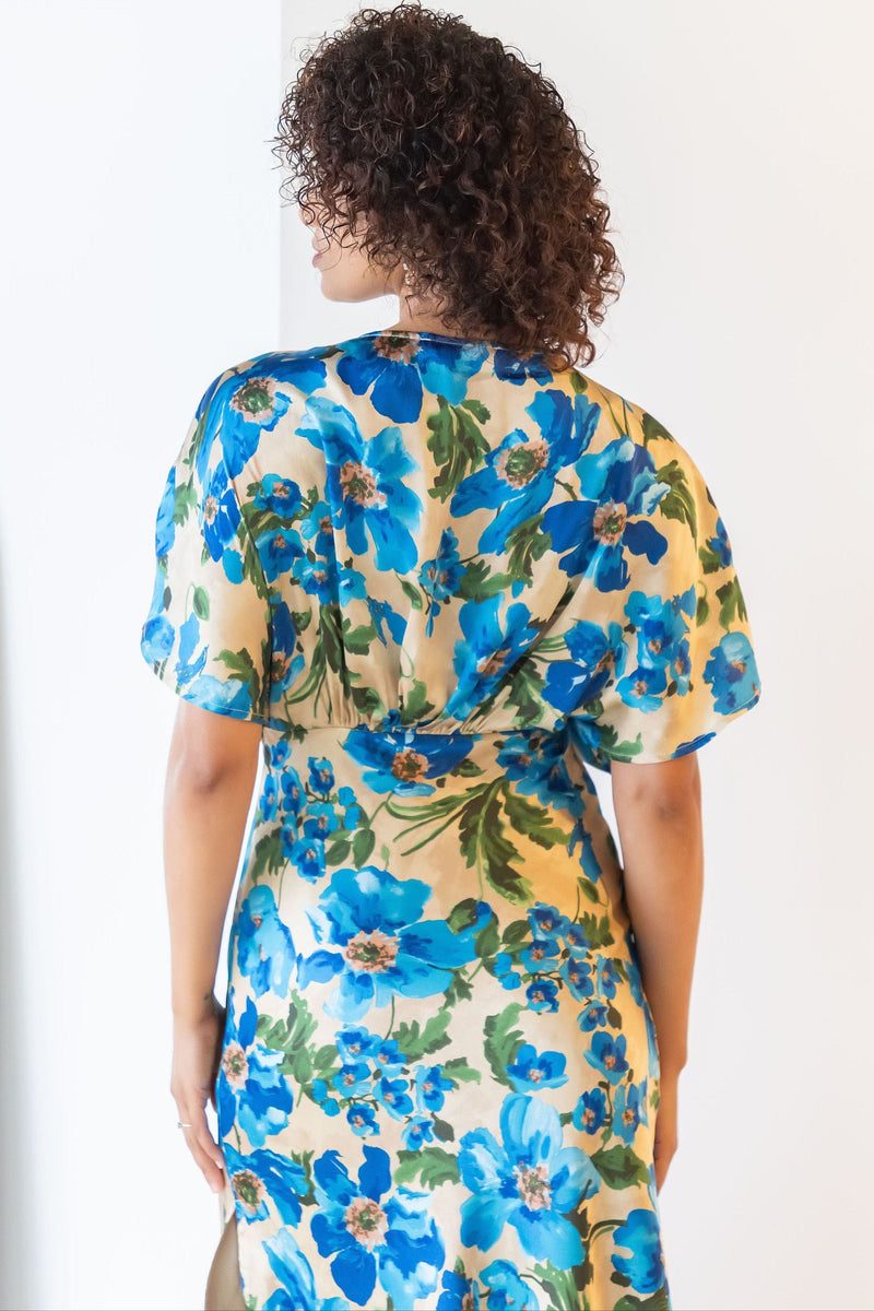 Art Of Bloom Blouson Bodice Midi Dress Art Of Bloom Blouson Bodice Midi Dress