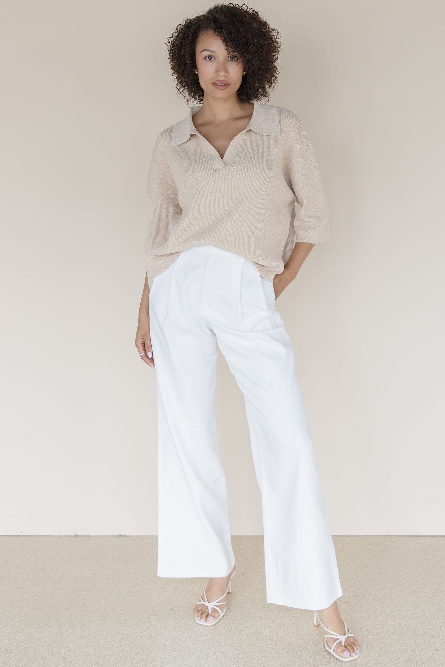 Talulla Wide-Leg Linen Pants