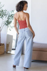 Double Lace Trim Textured Brami