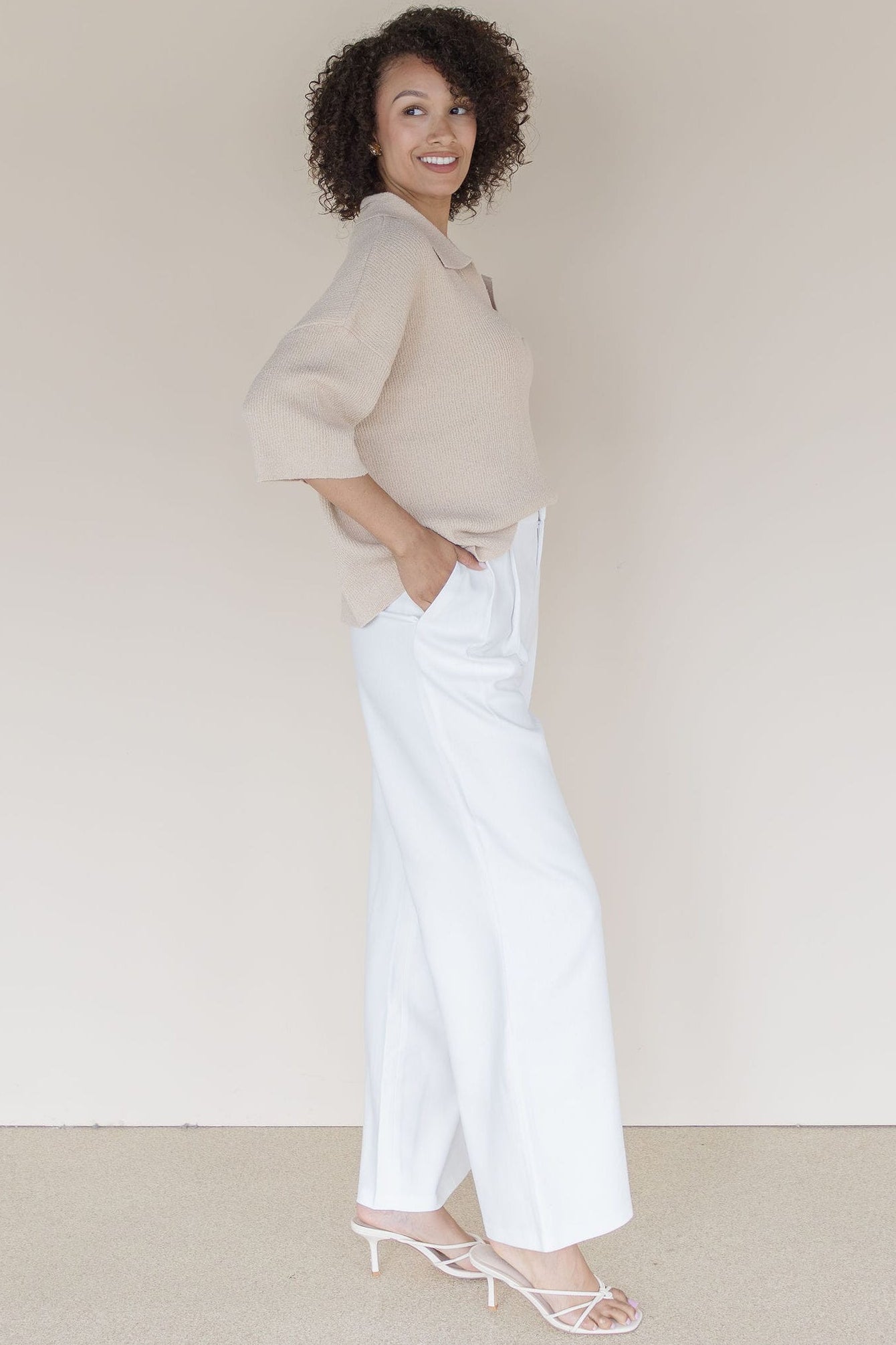 Talulla Wide-Leg Linen Pants
