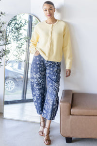 Good Luck Printed Barrel Jeans Good Luck Printed Barrel Jeans