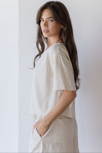 Gemini Linen Top