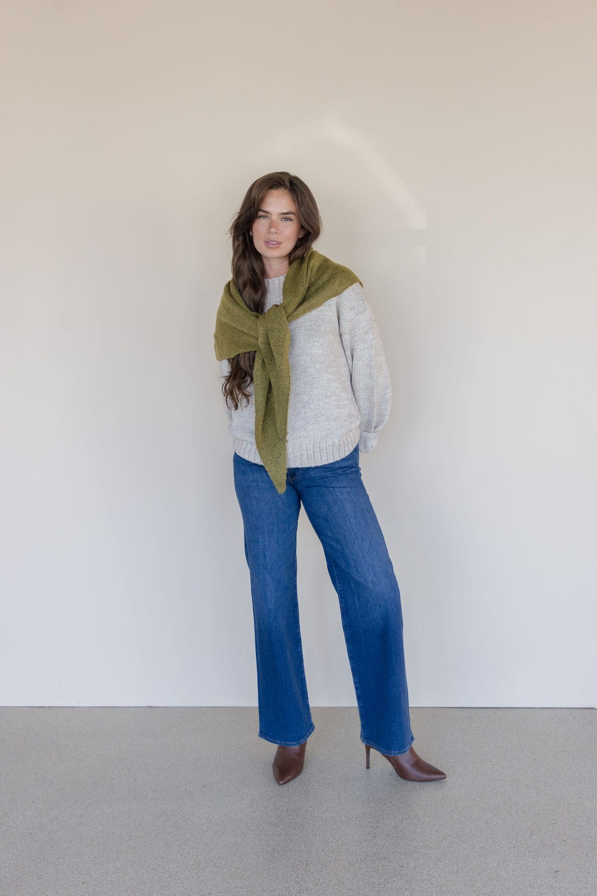 Kindred Knit Triangle Scarf